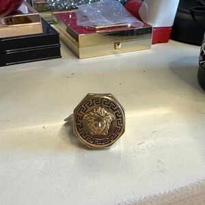 Gold Medusa Ring